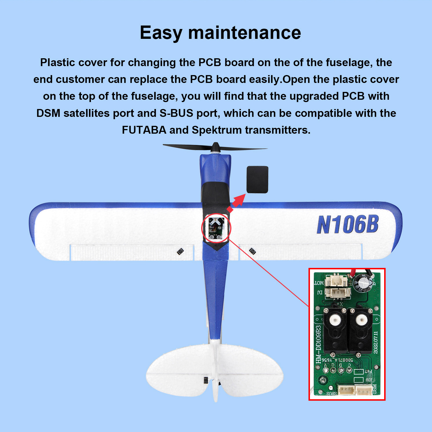 TOP-RC-HOBBY-450mm-MINI-XCUB-24G-4CH-6-Achsen-Gyro-Ein-Tasten-Kunstflug-Umkehrmanoumlver-EPP-RC-Flug-1994918-13